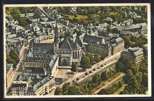 AK Luxembourg, Vue aérienne sur le Centre de la Ville