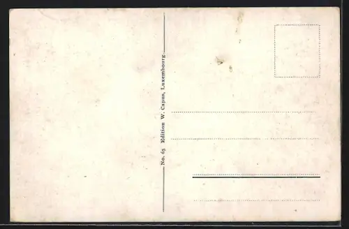AK Luxembourg, Clausen, Totalansicht mit Viadukt aus der Vogelschau