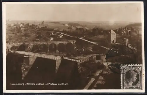 AK Luxembourg, Rochers du Bock et Plateau du Rham