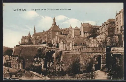 AK Luxembourg, Vue prise de la Caserne des Volontaires