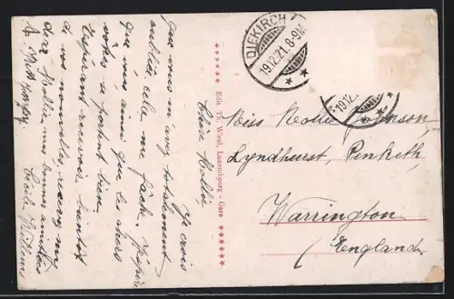 AK Luxembourg, Pont Adolphe, Brückenpartie