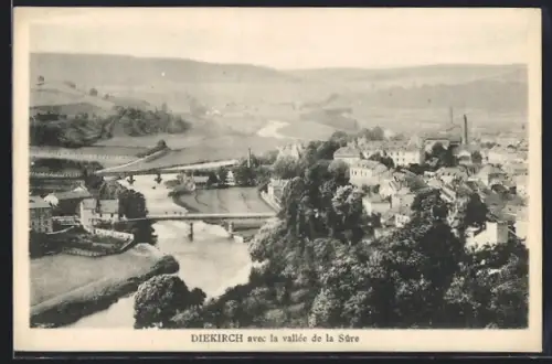 AK Diekirch, Panorama mit Sauertal