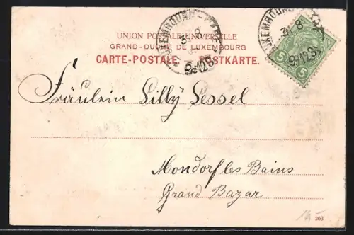 AK Mondorf-les-Bains, Grossherzogl. Kurorchester, Chef d`Orchestre Leon Oehlmann