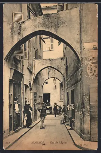 AK Monaco, Rue de l`Èglise