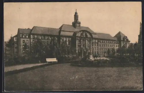 AK Essen / Ruhr, Justizgebäude am Haumannshof