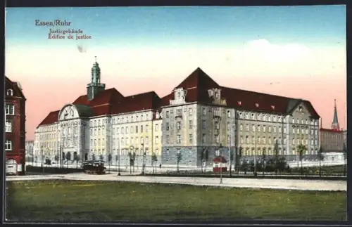 AK Essen /Ruhr, Justizgebäude