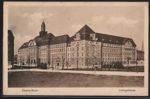 AK Essen /Ruhr, Justizgebäude