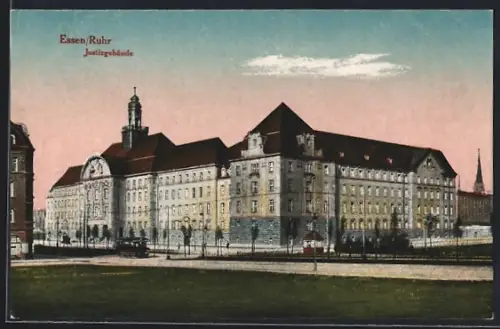 AK Essen /Ruhr, Justizgebäude