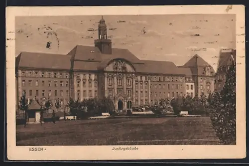 AK Essen / Ruhr, Justizgebäude