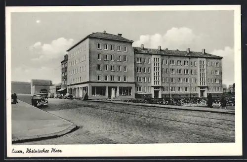 AK Essen / Ruhr, Rheinischer Platz