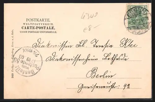 AK Essen a. d. Ruhr, Hauptpostamt
