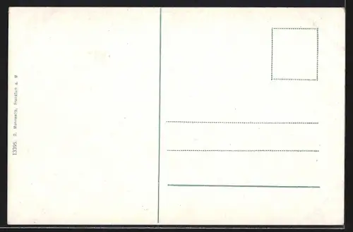AK Frankfurt a. M., Untermainbrücke, Stadtansicht