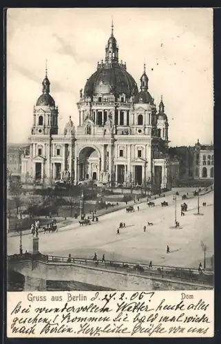 AK Berlin, Dom, Platzansicht
