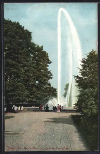 AK Hannover-Herrenhausen, Grosse Fontaine