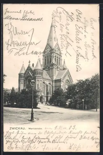 AK Zwickau, Moritzkirche