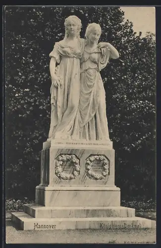 AK Hannover, Königinnen-Denkmal