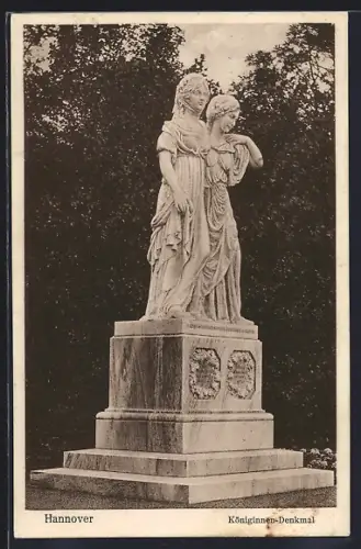 AK Hannover, Königinnen-Denkmal