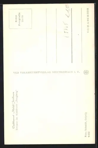 AK Ilfeld /Südharz, Terrasse der Konditorei Burgberg