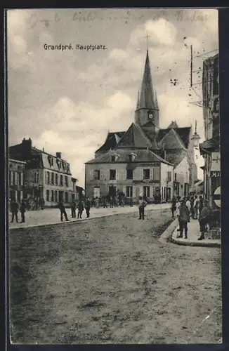 AK Grandpré, Hauptplatz