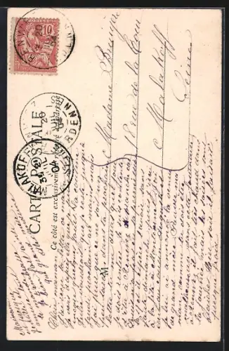 AK Signy-le-Petit, Déversoir de l`étang de la Motte, paysage bucolique avec pont en arrière-plan