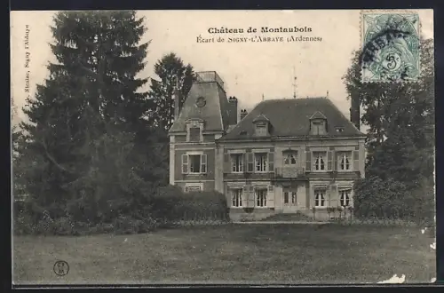 AK Signy-l`Abbaye /Ardennes, Château de Montaubois