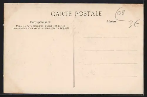 AK Monthermé, Le Pont Suspendu et un bateau à vapeur sur la Meuse