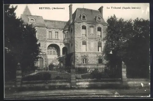 AK Rethel /Ardennes, Le Tribunal, facade latérale