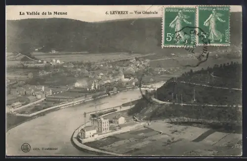 AK Levrezy, Vue générale de la vallée de la Meuse