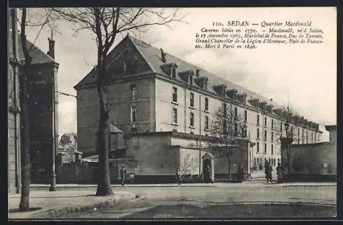 AK Sedan, Quartier Macdonald, caserne bâtie en 1770