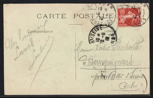 AK Vouziers, Vallée de l`Aisne inondée par les Allemands