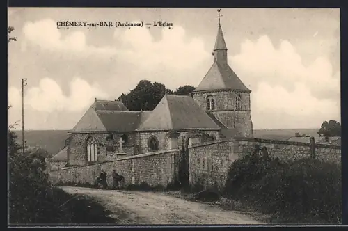 AK Chémery-sur-Bar /Ardennes, L`Église