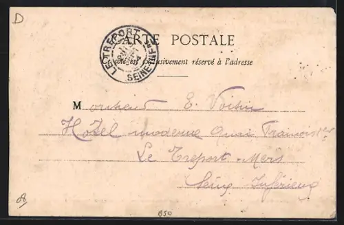 AK Braux /Vallée de la Meuse, Entrée du village dans la vallée de la Meuse