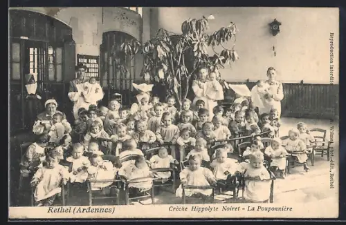 AK Rethel /Ardennes, Crèche Hippolyte Noiret, La Pouponnière