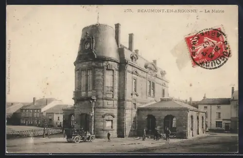AK Beaumont-en-Argonne, La Mairie