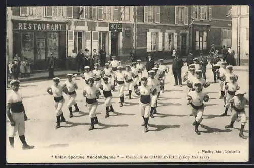 AK Charleville, Union Sportive Ménéhildienne, Concours de Charleville, 26-27 Mai 1912