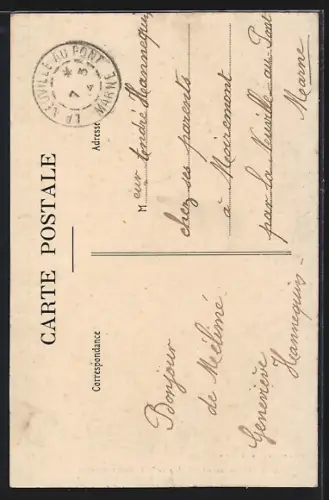 AK Montgon /Ardennes, Église du XVIe siècle restaurée en 1905