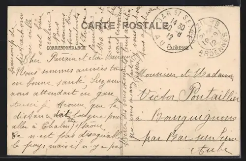 AK Vouziers, Vue du Port, Nord