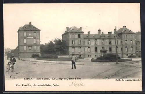 AK Sedan, Place Nassau, Le Collège de Jeunes Filles