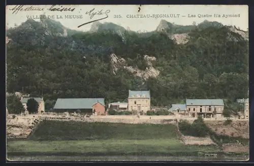 AK Château-Regnault, Les Quatre fils Aymond dans la vallée de la Meuse