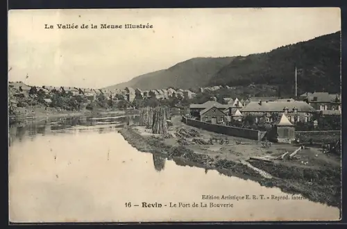 AK Revin, Le Port de La Bouverie et la vallée de la Meuse