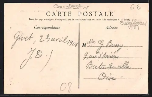 AK Givet, Sortie du souterrain de Ham, Vallée de la Meuse