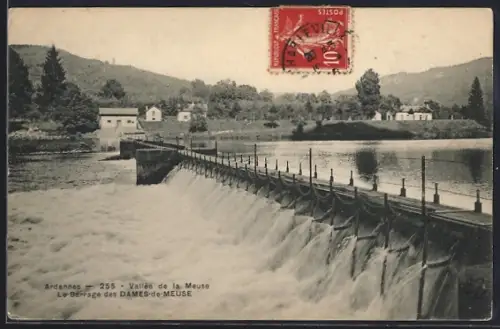 AK Dames-de-Meuse, Le Barrage des Dames-de-Meuse dans la vallée de la Meuse