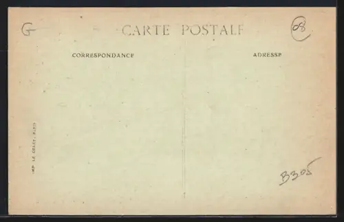 AK Saint-Germainmont, La Grande Rue après dévastation des Ardennes