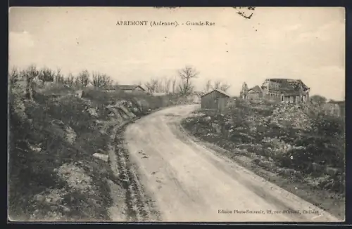 AK Apremont /Ardennes, Grande Rue