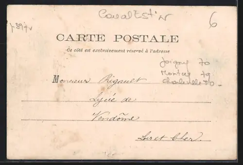 AK Montcy, Le Canal sous le pont dans la Vallée de la Meuse