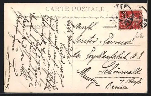 AK Givet, Le Grand Givet et la Tour Grégoire sur la Meuse