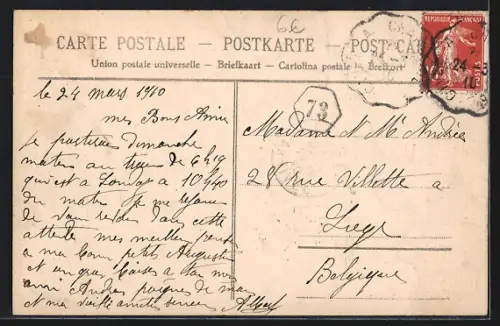 AK Charleville, Vue générale prise du mont Olympe