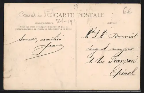 AK Mézières, Le Pont de pierre et le Barrage