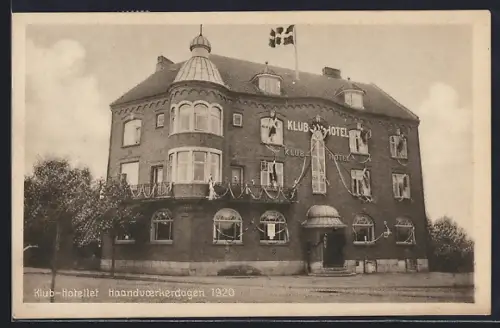 AK Korsør, Klub-Hotellet, Haandvaerkerdagen 1920