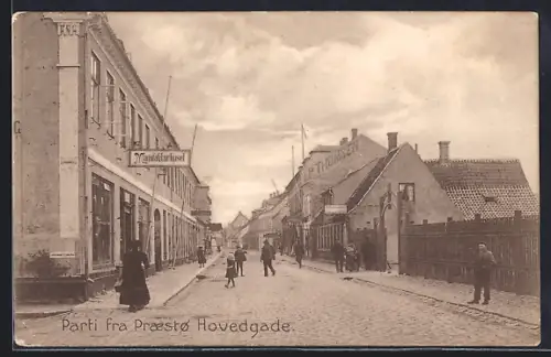 AK Praestø, Parti fra Praestø Hovegade